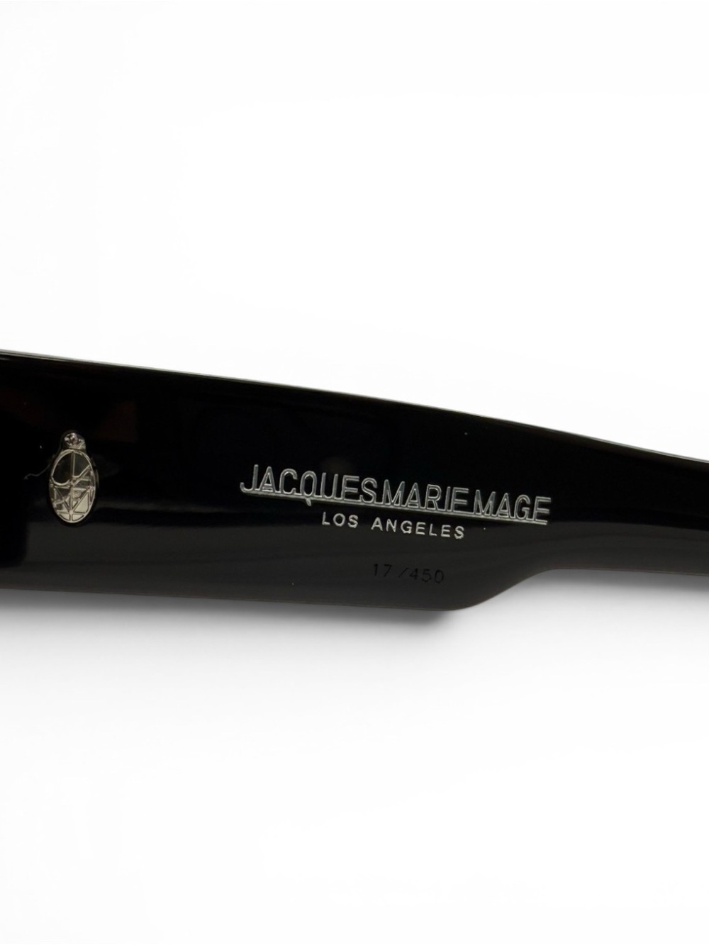 Jacquemus Black Square Acetate Sunglasses with Silver Detailing - Picture 5 of 9